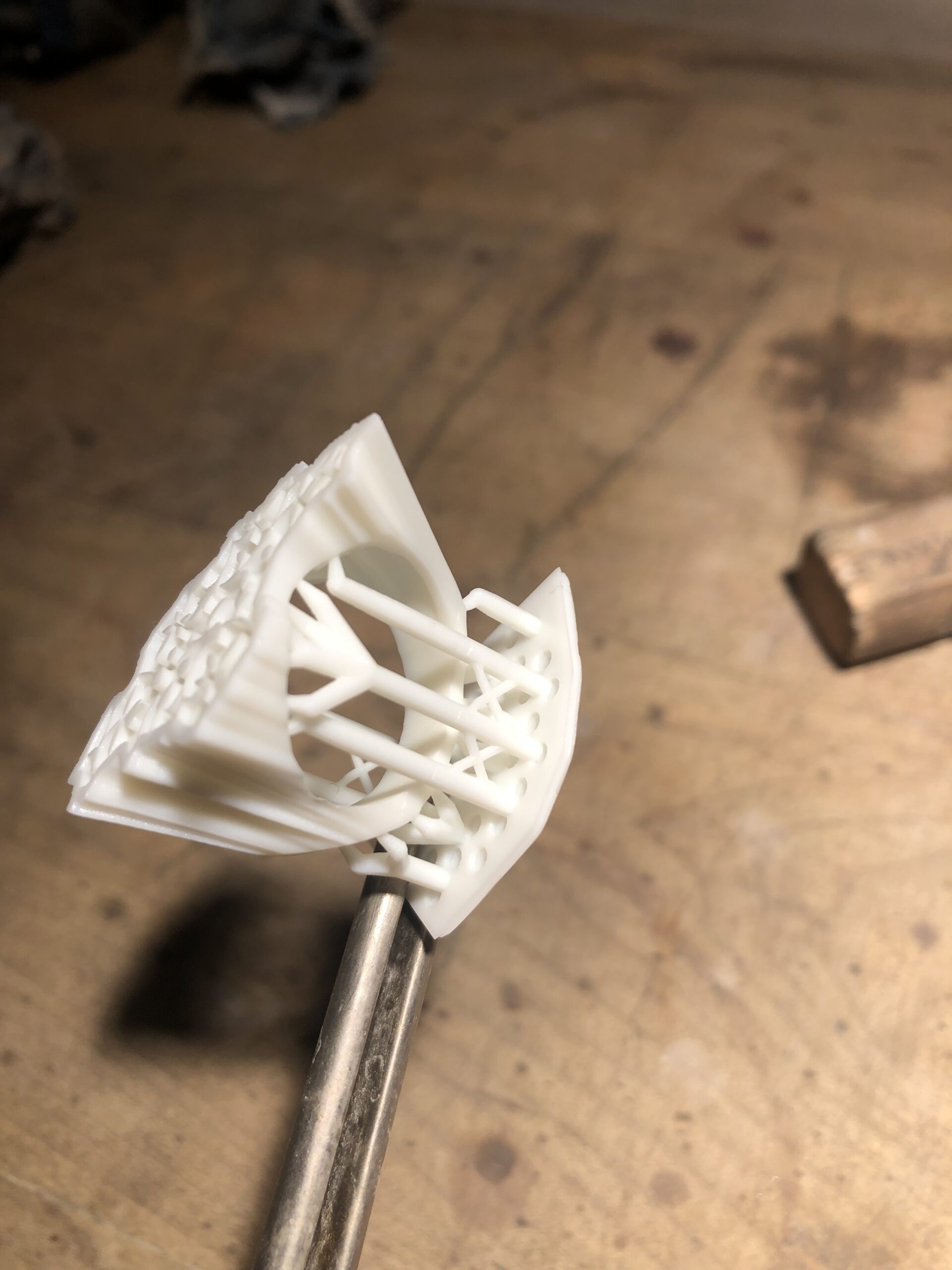 Resin printed pattern