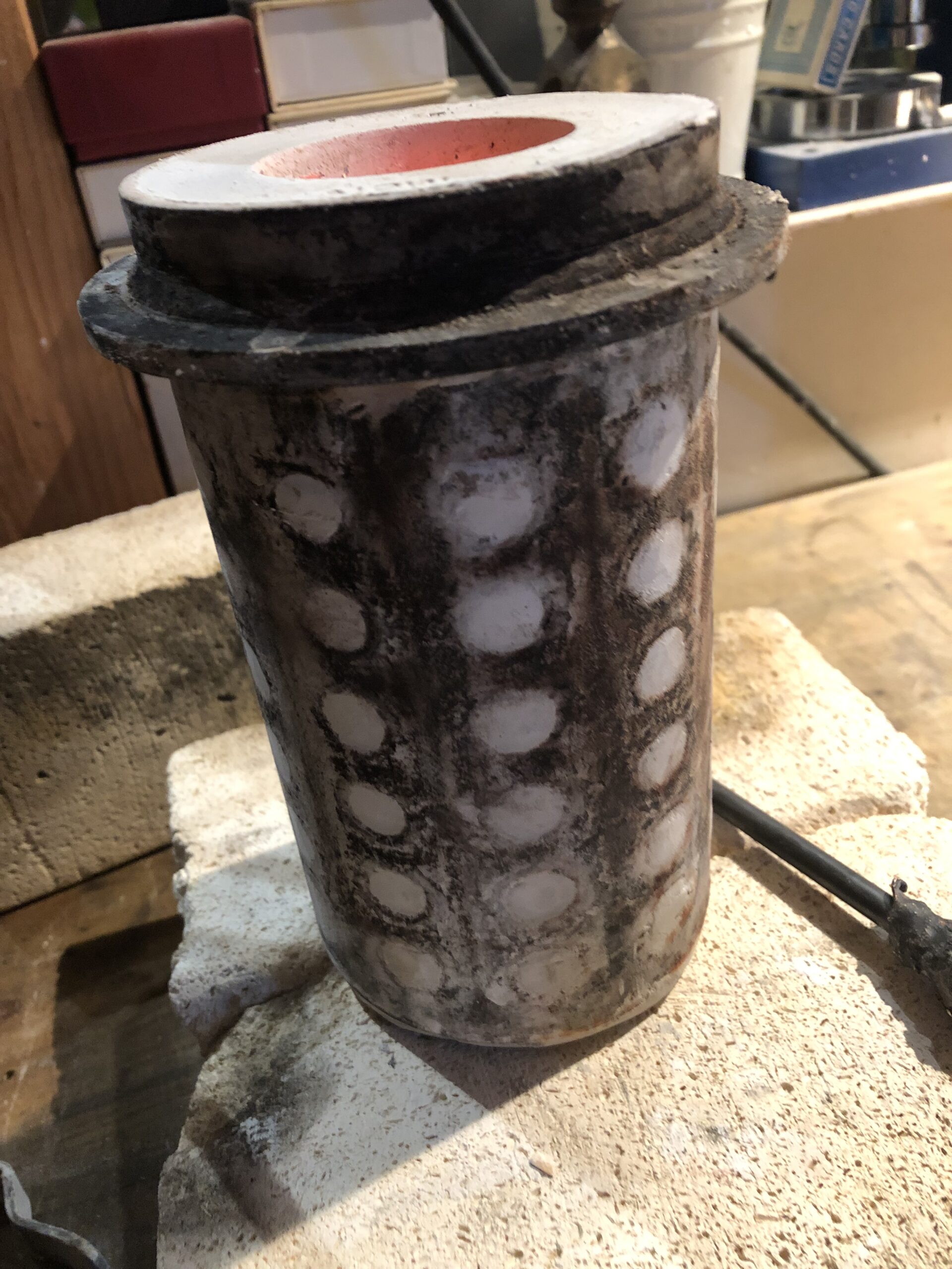 Invested and cast flask